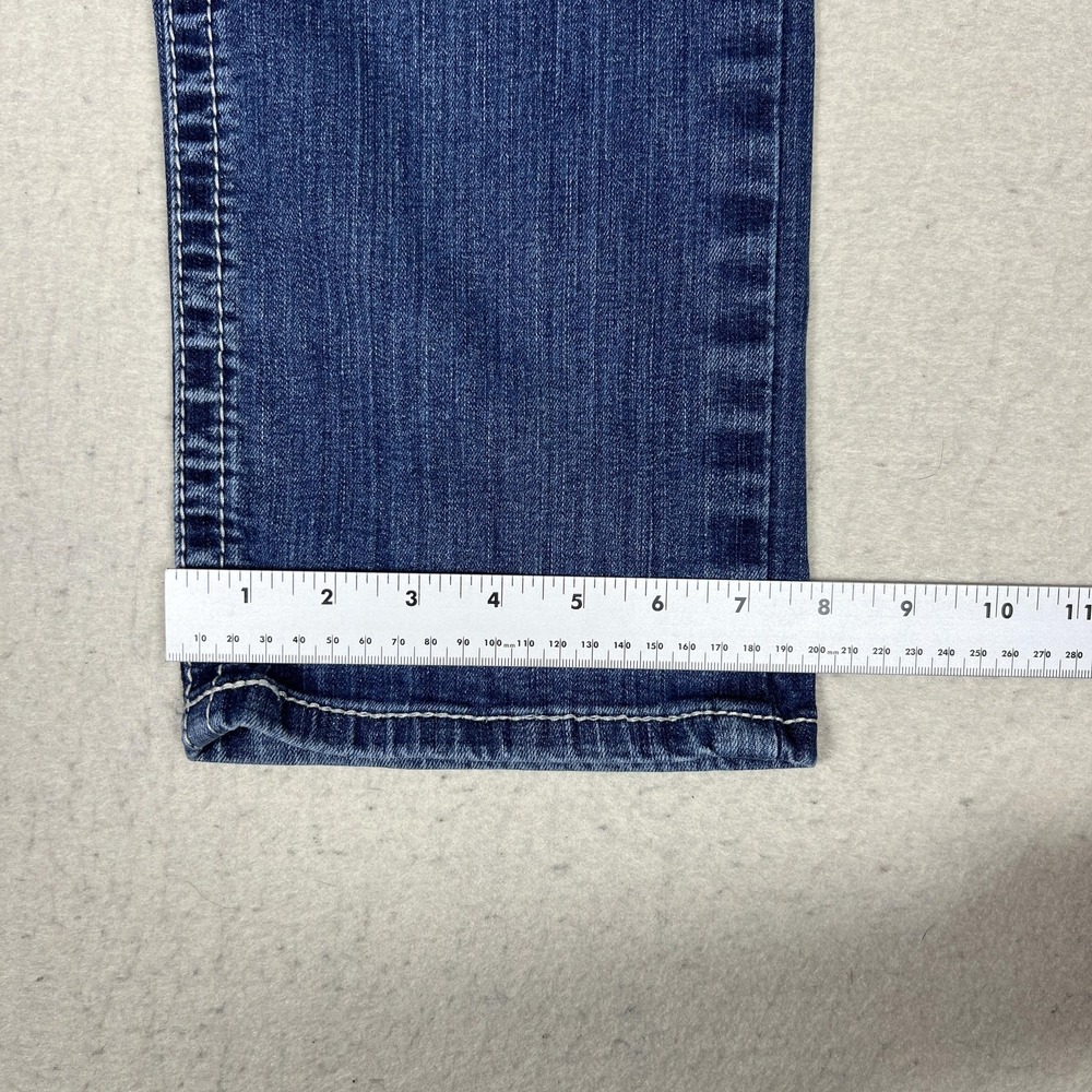Ariat‎ R.E.A.L. Jeans Womens 30XL Blue Medium Wash Slim Straight Stretch Denim - Picture 8 of 13